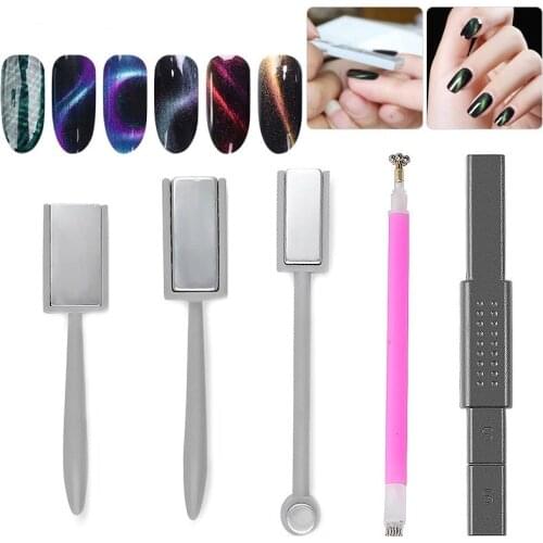 Cat Eye Magnetic Plate Thick Strong Magnet for UV Gel Polish Manicure Nail Art Tool Polish Manicure Nail Magnetic Stick