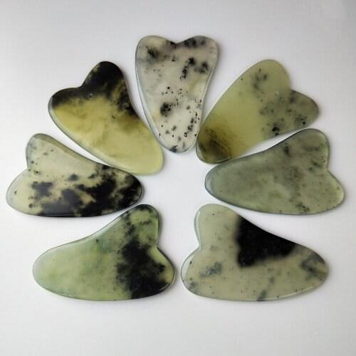 1Pcs Gua Sha Board Schraper Natuurlijke Quartz Jade Stone Guasha Massage Tool Facial En Body Behandeling Schrapen Care New
