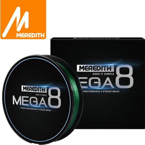 MEREDITH Brand MEGA 8X Fishing Line 150M 8 Strands Braided Fishing Line Multifilament PE Line for ​Carp Fishing Wire