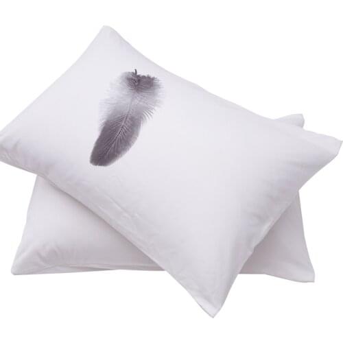 2pcs Polyester Printing Pillowcases Soft Covers for Pillows Skin-friendly 50x70/70x70CM