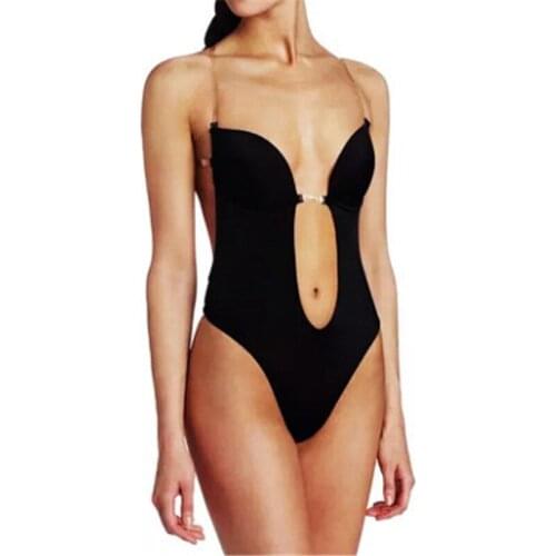 Drop Shipping Backless Bra Seamless U-shaped Deep V Underwear for Wedding Party Dress Accessories S-XL