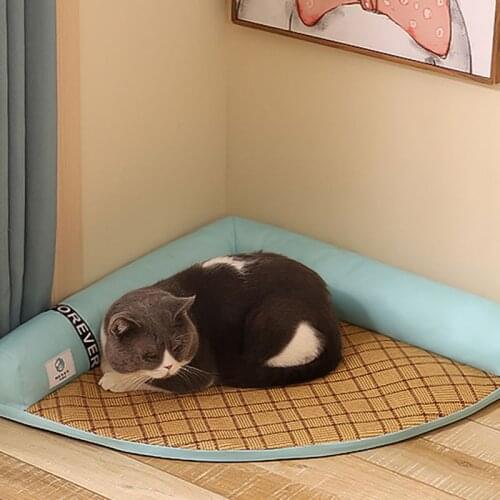 Dog Kennel, Cat Kennel, Summer Mat, Removable and Washable, Non-stick Hair, Summer Kennel for Cats and Dogs Cute Cat Stuff