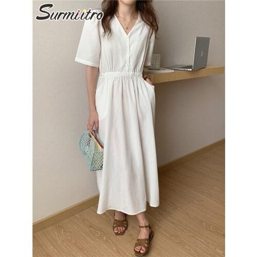 SURMIITRO Fashionable Shirt Dresses