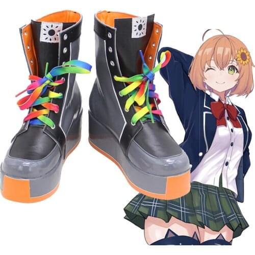 VTuber Virtual YouTuber Society Honma Himawari Cosplay Shoes Boots Halloween Carnival Accessories Custom Made