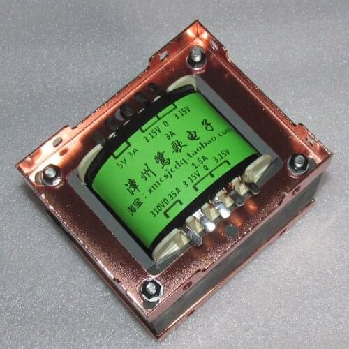 QuadII KT66 power amplifier with 170W power transformer EI105X50 iron core, oxygen-free copper copper enameled wire wound