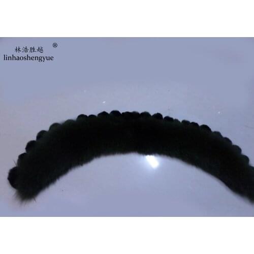 Linhaoshengyue Fox Ruffled Fur Collar