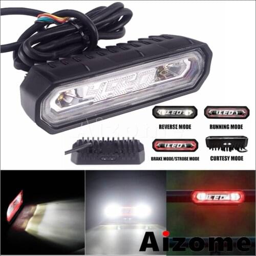 Jeep Cars LED Tail Light UTV/ATV Racing Rear Chase Light Watepoof Truck Trailer Tail Work lamp Running Light Brake Turn Signal