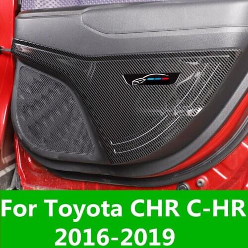 Protector Side Edge Protected Anti-kick Door Mats Interior Anti-kick Pad Protective Sticker For Toyota CHR C-HR 2016-2019