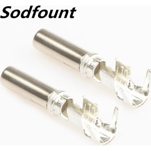 100pcs H62 brass tinned 2.3mm automotive terminal Automotive connector female terminal DJ224B-2.3C