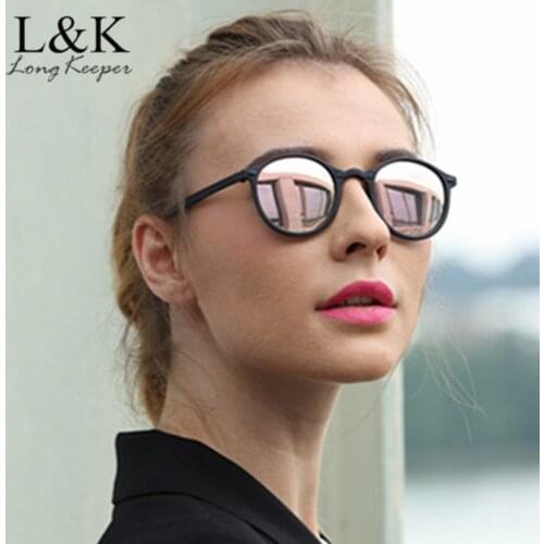 2021 Women Polarized Round Sunglasses Retro Vintage UV400 Men Night Vision Steampunk Eyewear Male Mirror Reflective Sun Glasses