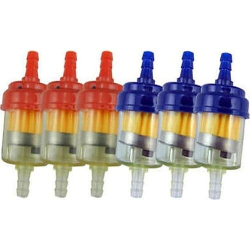4pcs Motorcycle Engine Plastic Inline Mini Petrol Fuel Filter