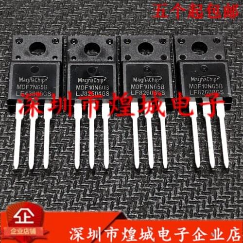 5PCS MDF7N65B MDF10N65B MDF10N60B TO-220F
