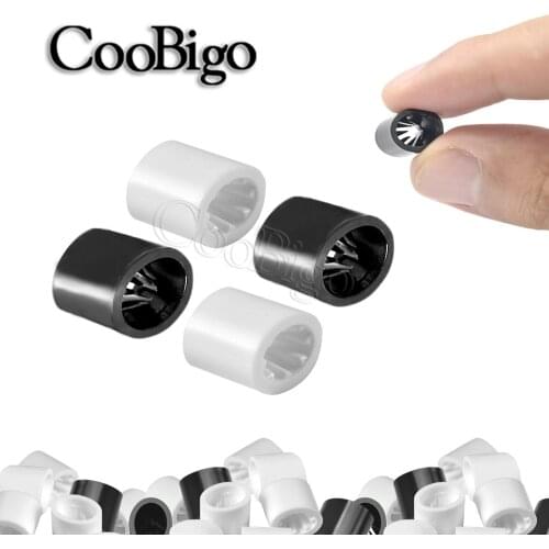 50pcs Plastic Cord Lock Stopper Toggle Clip With Teeth Sliding Buckle for Mask Elastic Rope Garment Shoes Buckles DIY Accessory