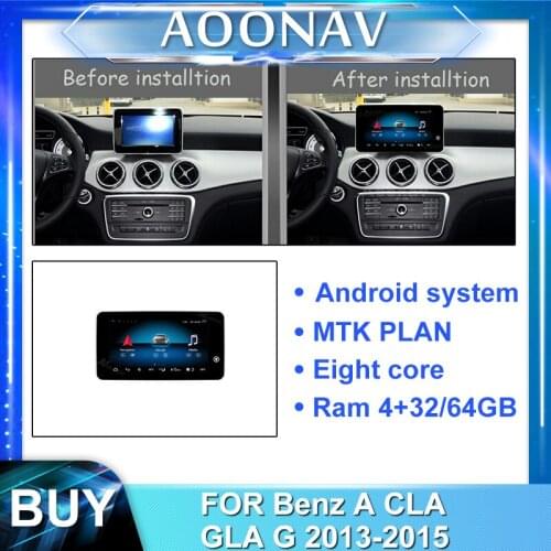 2din android car radio for-Benz A CLA GLA G 2013-2015 car multimedia player autoradio stereo touch screen GPS navigation