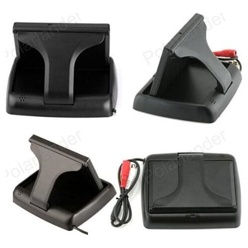 Car Monitors 4.3 Inch Car Rear View Monitor With Car Rearview Reversing 360 Degree Camera System 480x240
