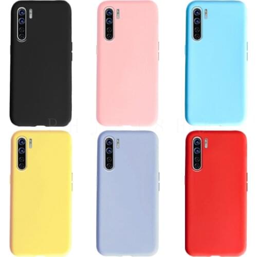 For Oppo A91 Case OPPOA91 Candy Silicone Soft Phone Cover for OPPO F15 Case A 91 PCPM00 Bumper Protective Shell OppoF15 6.4 inch