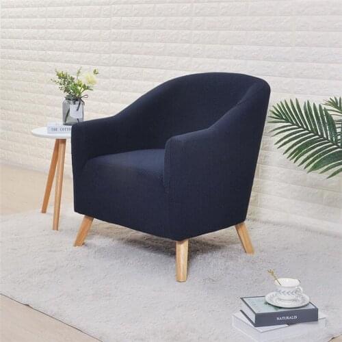 Coffee Bath Tub Armchair Sofa Cover Protector Washable Single Sofa Slipcover High Quality Hotel Home Spandax Seat Cover