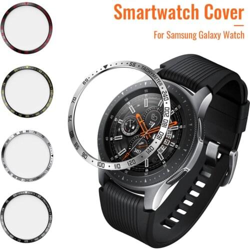 Anti Scratch Case For Samsung Watch 42mm 46mm Stainless Steel Frontier Ring Adhesive Cover Fit Galaxy Gear S3