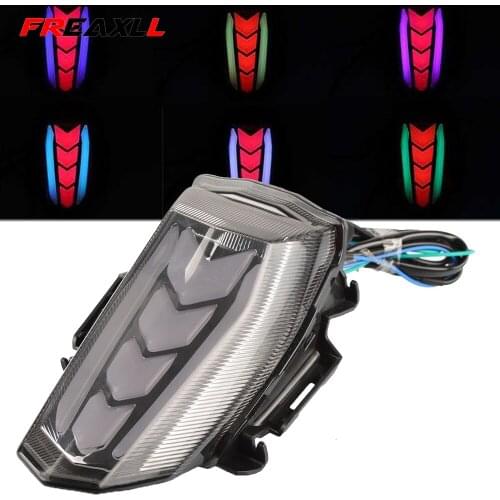 For YAMAHA YZF-R15 YZF R15 YZFR15 V3 2017 2018 2019 Motorcycle Integrated LED Tail Light Brake Stop Light Turn Signals Lamps