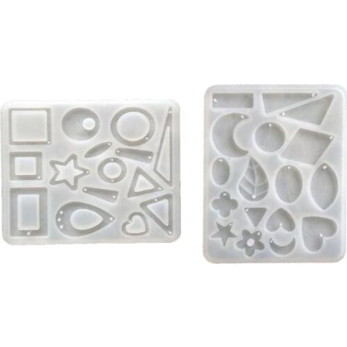 Crystal Epoxy Resin Mold Geometry Pendants Casting Silicone Mould DIY Crafts Decorative Jewelry Making Tools