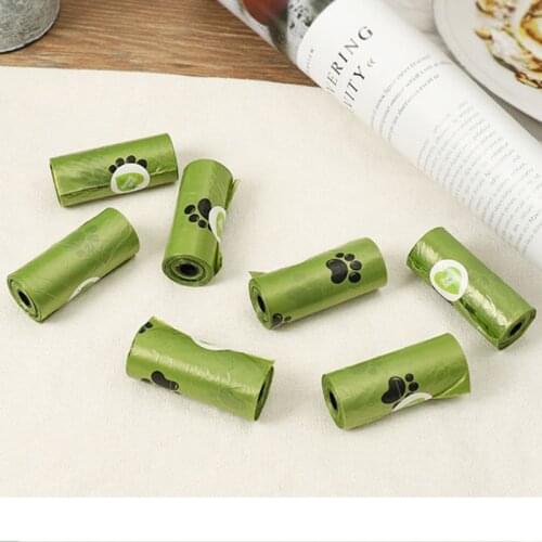 Biodegradable Cat Dog Shit Poop Bags Plastic Rubbish Garbage Outdoor Travel Home Clean Refill Pooper Scooper