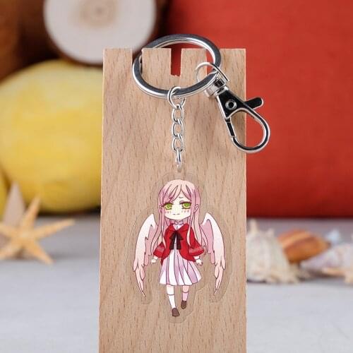 Anime Sweet bite marks Acrylic Keyring Cute Kawaii Pendant Keychain Chaveiro Souvenir Gift for fans drop-ship