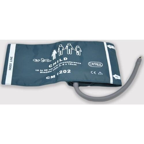 Kmtkeramed Reusable Blood Pressure Cuffs,Pediatric size,brown Single-tube, Limb cir.=18~26cm, Packaging: 1 piece/pk