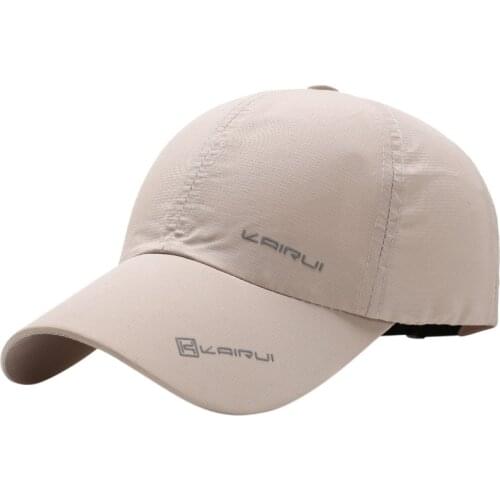 Polyester Snapback Cool Cap Men Women Uv Sun Proof Quick Dry Baseball Hat for Outdoor Sports Beach Casual Wear