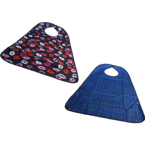 2 Pack of Adult Bibs, Reusable Clothing Protector, Waterproof, Protect Clothes from Spills