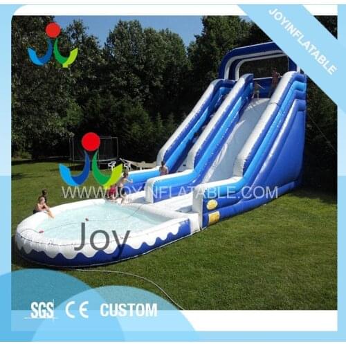 Outdoor inflatable slide with small pool for kids,inflatable kids slide on sales