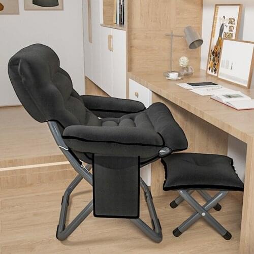 NewFolding Lounger Lazy Sofa Living Room Furniture Bedroom Computer Chair Modern Armchairs Balcony Leisure Backrest Deckchair