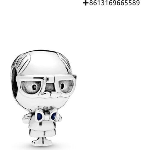 100% 925 Sterling Silver Original Engraving Grandfather Bead Factory Direct Batch Free