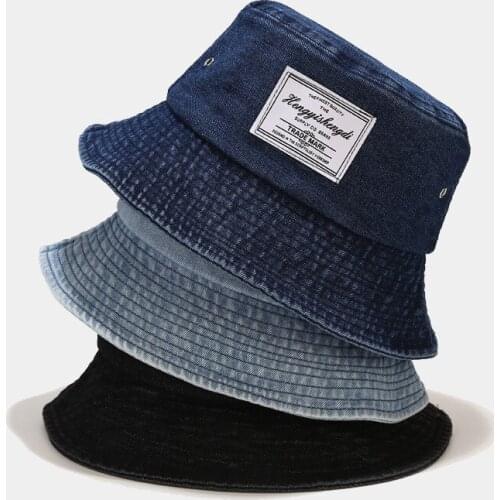 New Bucket Hat Designer Luxury Womens Summer Panama Retro Cowboy Cloth Label Mens Fisherman Hat Sun Protection Cap Sunscreen