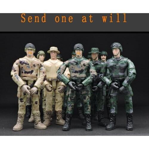 Plastic Model 1/18 Doll 3.75 Inch Soldier Figure Soldier Policeman Military Toy Scene Matching Suitable for 1:18 Motorcycle