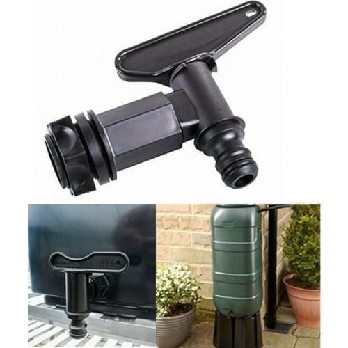 Water Butt Tap Hosepipe Barrel Plastic Adapter Spare Parts Beer Home Rain Brew Replacement Faucet Coarse Thread Hose Adapter New