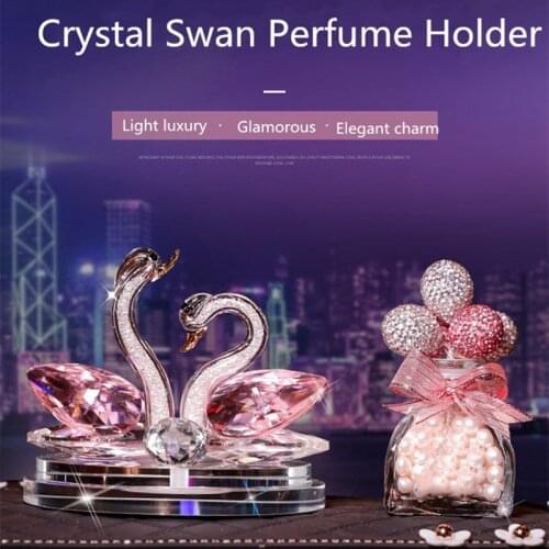 Valentines Day gift Swan creative car perfume seat 2020 new car accessories ornaments home perfume holder