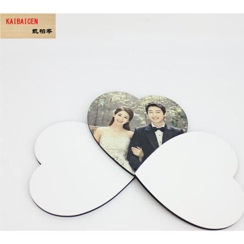 50pcs/Lot Sublimation Blank Coasters Customized MDF Square Circle Hardboard Coaster Insulation Sublimation Cup Pad Slip 10x10cm