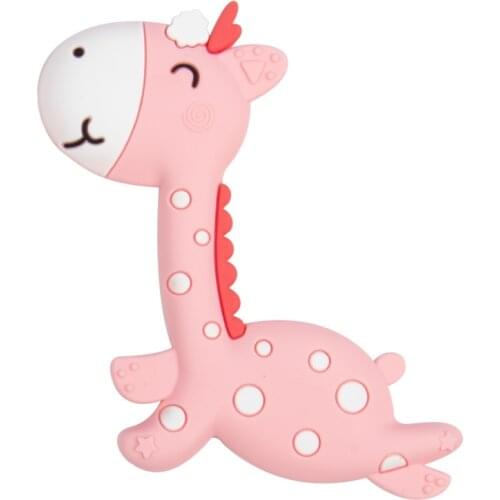 Food Grade Silicone Teethers For Babies Giraffe Shape Baby Teether Toy Newborn Silicone Charms Teething Product Bebe Reborn Gift
