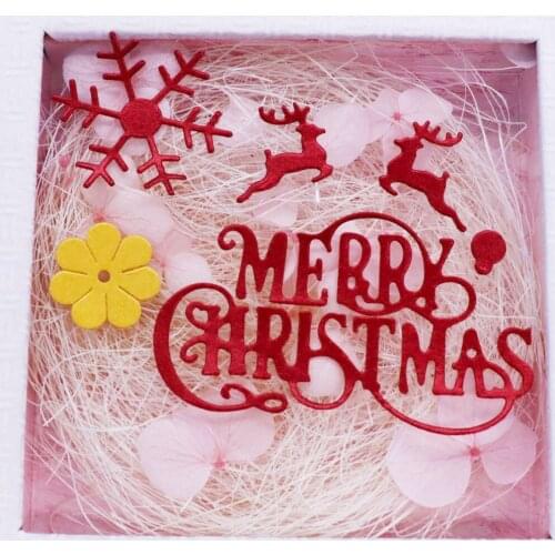 Christmas Decor Metal Cutting Dies Scrapbooking Album Cards Making Decorative Crafts Embossing Stencil Slimline Dies