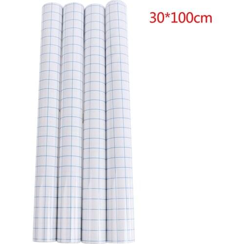 30x100cm Transparent Tack Vinyl Transfer Application Paper Tape Roll for Signage Crafts