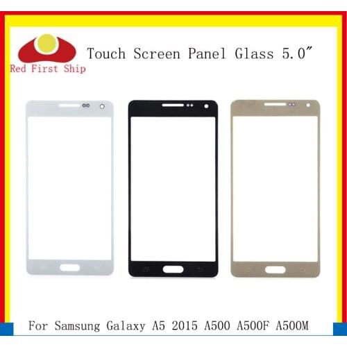 10Pcs/lot Touch Screen For Samsung Galaxy A5 2015 A500 A500F A500M Touch Panel Front Outer Glass Lens A5 Touchscreen LCD Glass