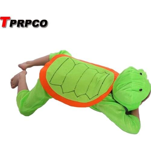 TPRPCO Children Kids Baby Girl Boy Cartoon Animal Coat Clothes Pajama Tortoise Turtle Costume Cosplay Suit Childrens Day C22964