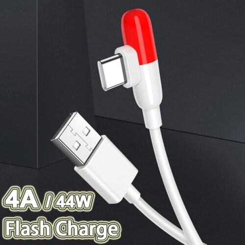 4A Flash Charge USB Type-C Cable for VIVO X27 X27 Pro NEX NEX2 IQOO Series 44W Large Power Phone Charger Wire