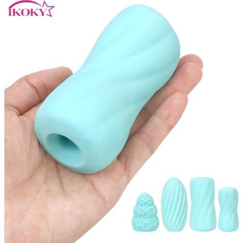 Glans Sucking Masturbation Egg Device Portable Sex Toys for Men Vagina Real Pussy Male Masturbator Cup Erotic Penis Massage