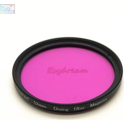 52mm 58mm 67mm Waterproof Magenta Purple Filter for Diving Underwater Camera Gopro Xiaomi Yi Sjcam Color Conversion 67 58 52 mm