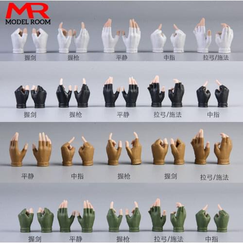 VSTOYS 1/6 Half Glove Hands Model Accessories 19XG57 For 12" PH TBL Soldier Action Figure Body