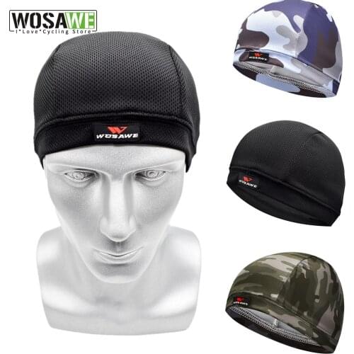WOSAWE Cycling Caps Breathable Helmet Inner Hats Bicycle Cap Headwear Riding Outdoor Sport Windproof Running Skiing Bike Caps