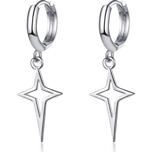 Vintage Crosses Earrings for Women Retro Simple Black Gold Silver Color Lightning Earring Fashion Jewelry Woman Pendientes Mujer