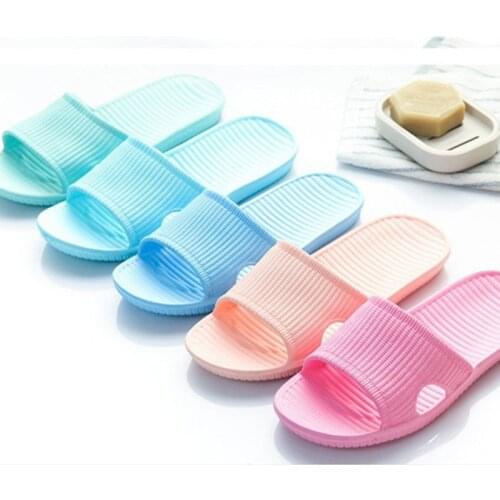Women Floor Flat Shoes Summer Couple Indoor Eva Flip Flops Female Non-slip Bathroom Home Slippers Zapatillas De Hombre