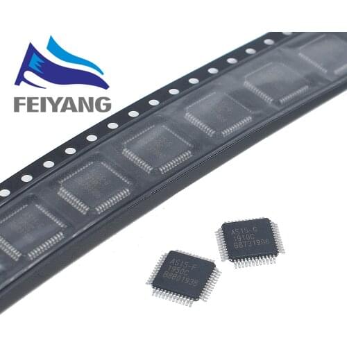 100PCS/LOT AS15-F AS15F AS15-G AS15G AS15-U AS15U QFP48 AS15 Original LCD chip E-CMOS